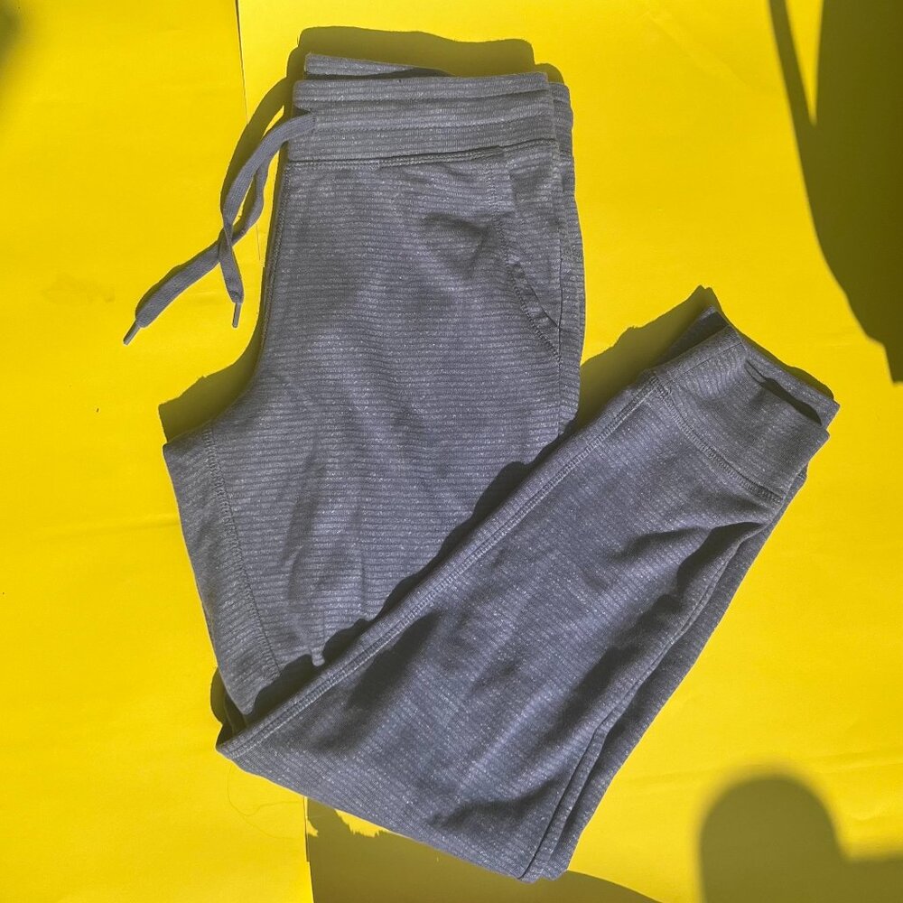 Women's Blue Striped Champion Sweatpants